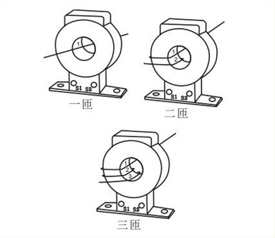 DU4接互感器圖繞匝數(shù)