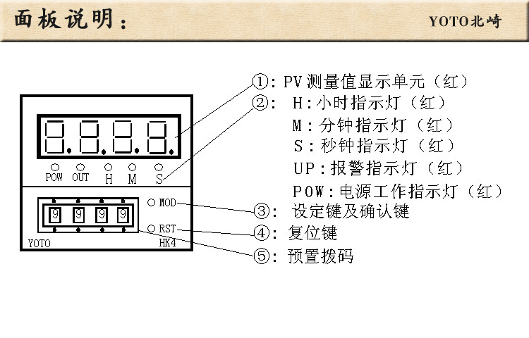 4、HK4數(shù)顯時(shí)間繼電器